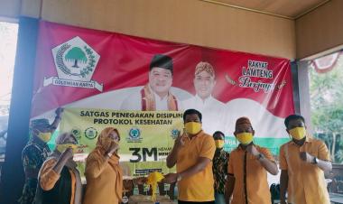 AMPG Bagikan 20 Ribu Masker Ke Paslon Musa-Dito