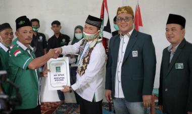 Ardito Wijaya Lantik DPAC dan DPRt Seputih Agung-Terbanggi Besar