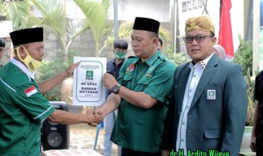 Lantik DPAC-DPRt Bandar Mataram, Ardito Wijaya Sebut Kader PKB 'Kesatria'
