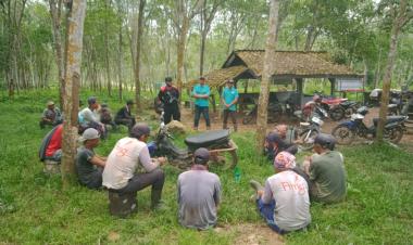 Maraknya Pencurian, BUMN PTPN7 Unit Kedaton Lakukan Pembekalan motivasi kepada karyawan