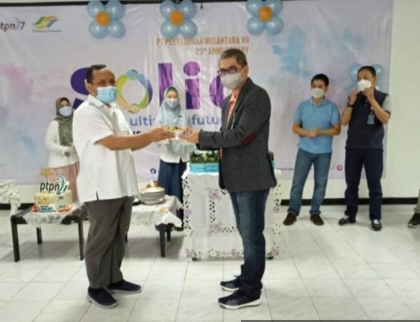 Industri Karet PTPN VII Terbaik Se PTPN Holding