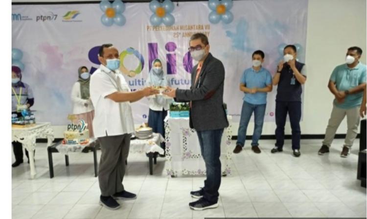 Industri Karet PTPN VII Terbaik Se PTPN Holding