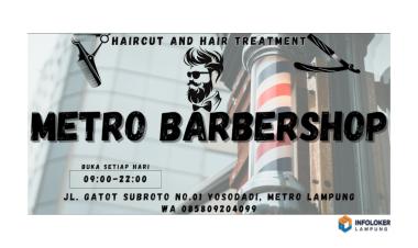 Dibutuhkan tukang cukur rambut Metro Timur, Metro Kota, Lampung