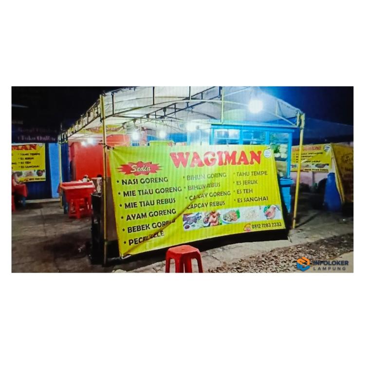 Dicari Karyawan Untuk  Pecel Lele Wagiman ,Natar Lampung Selatan