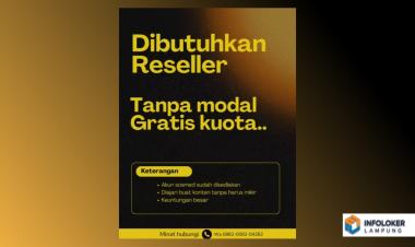 Dicari reseller bangunan gratis tanpa modal, Kemiling, Bandar Lampung Kota, Lampung