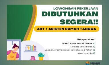 Dibutuhkan segera ART(wanita) Pringsewu, Pringsewu Kab., Lampung