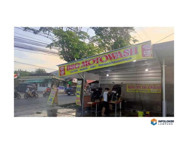 Loker Steam motor, BSG MotoWash Langkapura, Bandar Lampung Kota, Lampung