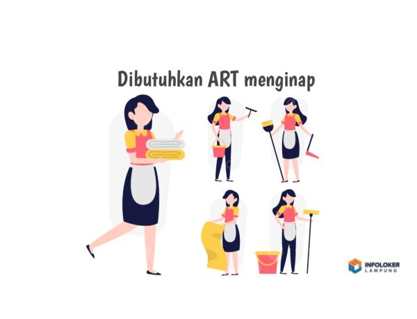 Lowongan Kerja ART Menginap, Way Halim, Bandar Lampung Kota, Lampung