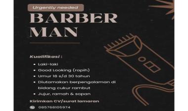 Dibutuhkan Capster / Barber Man, Metro Pusat, Metro Kota, Lampung