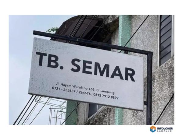 Loker BURUH TOKO BANGUNAN Tanjung Karang Timur, Bandar Lampung Kota, Lampung