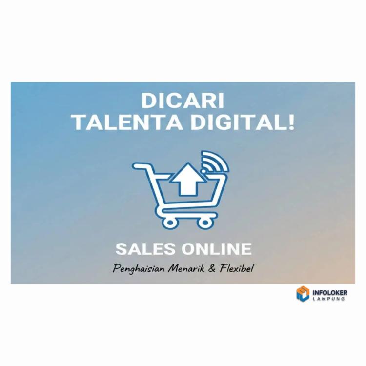Sales Online (Work from home | WFH | Remote) Tanjung Karang Pusat, Bandar Lampung Kota, Lampung