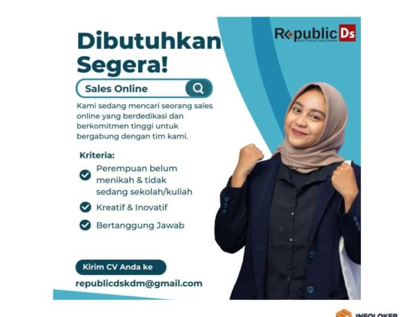 Lowongan Kerja Sales Online, Bandar Lampung