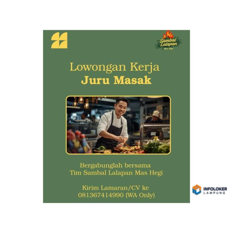 Dibutuhkan Karyawan Di Sambal Lalapan Mas Hegi, Bandar Lampung