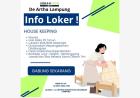 De Artha Lampung sedang membuka lowongan kerja untuk posisi House Keeping, Kedaton, Bandar