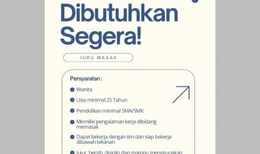 Lowongan Pekerjaan Untuk Posisi Juru Masak di Kedai Migo, Bandar Lampung