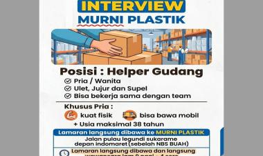 Lowongan Kerja Walk In Interview di Murni Plastik, Bandar Lampung