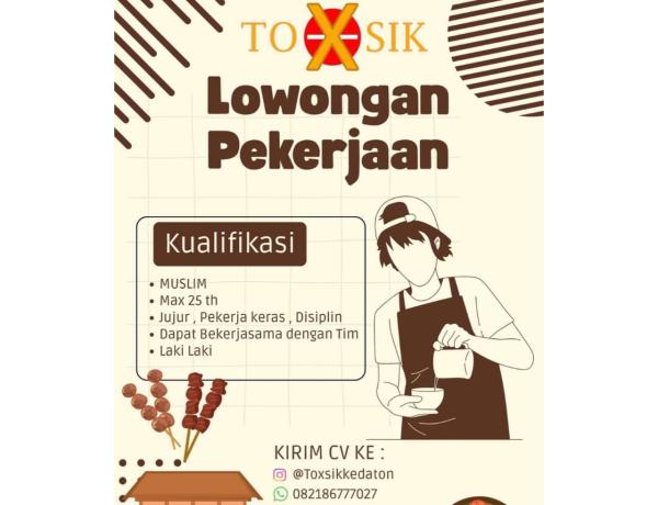 Lowongan Kerja Di Angkringan Toxsik Kedaton, Bandar Lampung