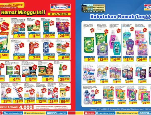 Katalog Promo Indomaret Minggu ini 20-26 April 2026, Sabun Mandi Cair LUX-Lifebuoy Cuma Rp18 Ribuan