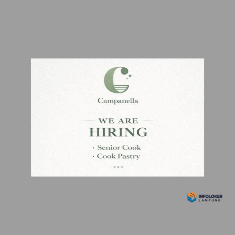 Lowongan Kerja Dari Campanella, Metro, Lampung