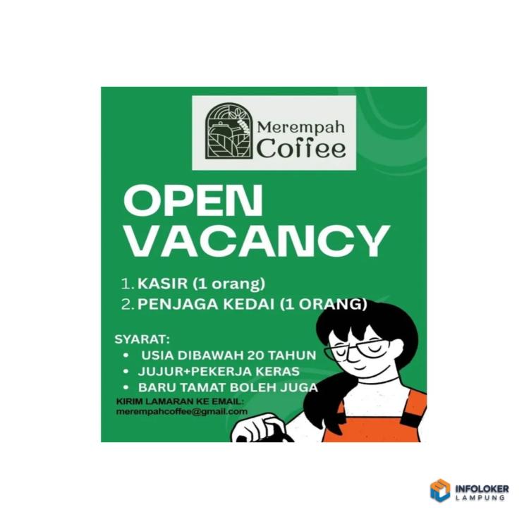Lowongan Kerja di Merempah Coffee Untuk Dua Posisi, Bandar Lampung