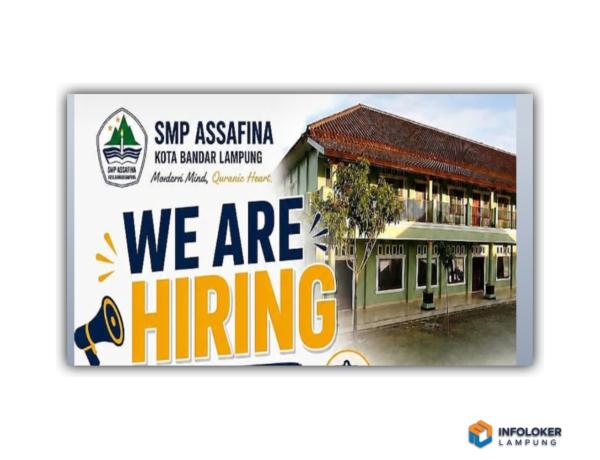 Lowongan Pengajar di SMP Assafina Kota Bandar Lampung