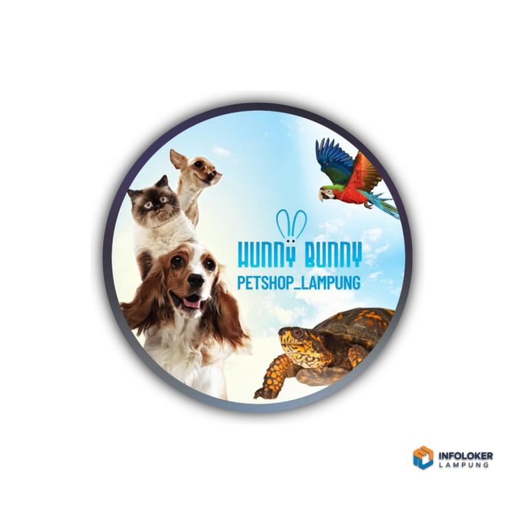 Lowongan kerja untuk posisi Shop Admin di Hunny Bunny Klinik Hewan & Petshop, Bandar Lampung