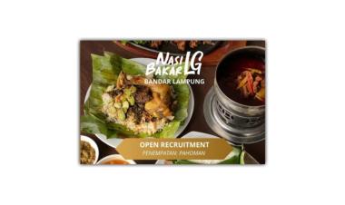 Lowongan kerja (open recruitment) untuk posisi magang di Nasi Bakar LG Bandar Lampung