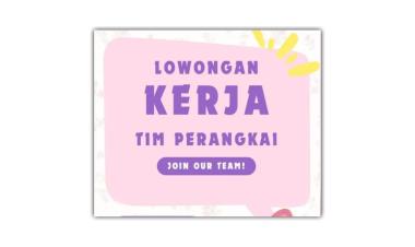 Lowongan kerja untuk posisi Tim Perangkai (buket/kerajinan tangan), bandar lampung