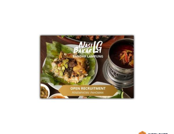 Lowongan kerja (open recruitment) untuk posisi magang di Nasi Bakar LG Bandar Lampung