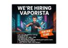 Lowongan kerja untuk posisi Vaporista di toko vape @21vpstore.metro, lampung